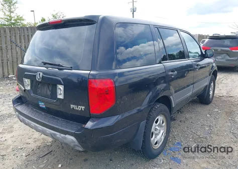 2005 Honda Pilot Lx из США, поврежденный, VIN 2HKYF18195H533172